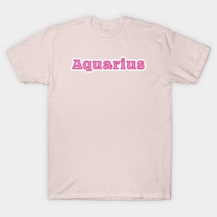 Aquarius - pink T-Shirt